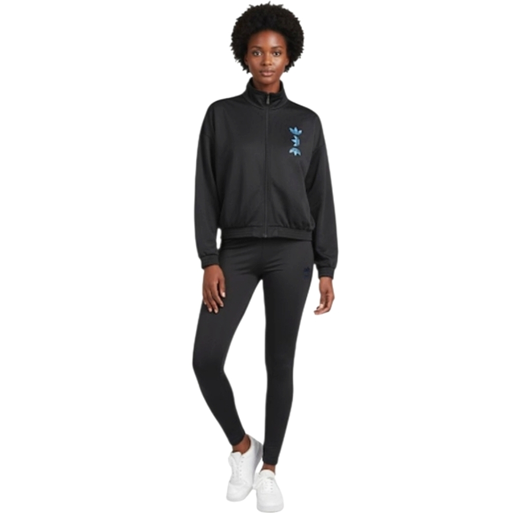 Adidas Originals Zeno Black Track Jacket Back Logo Printing Black